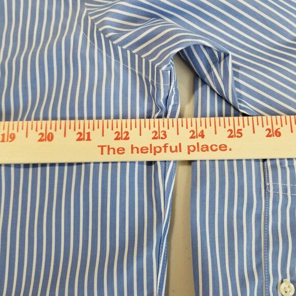 Brooks Brothers Shirt 16.5 Regent Fit Long Sleeve non iron Striped Button Down - Picture 11 of 13